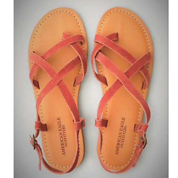 American Eagle Outfitters Shoes - Strappy Suede Sandals